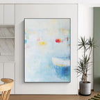 Pastel - Boat Abstract Painting for Beachfront Cafes GAB0868