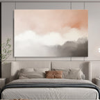 Soft Cloud Abstract Painting with Serene, Airy Compositions ABS518