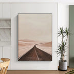 Desert Road Minimalist Landscape Abstract Painting GAB0327