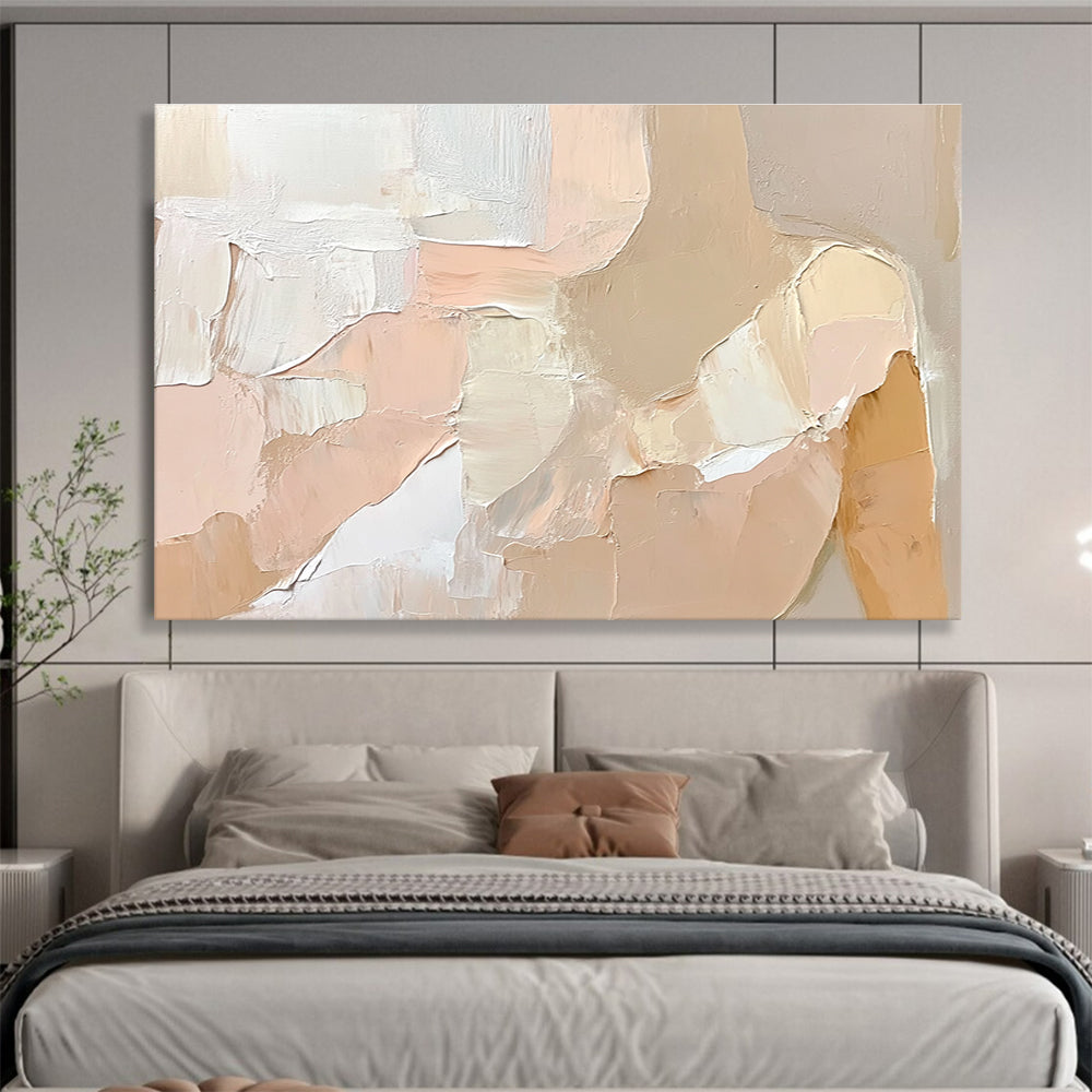 Soft Figure Abstract Painting in Muted Tones ABS262