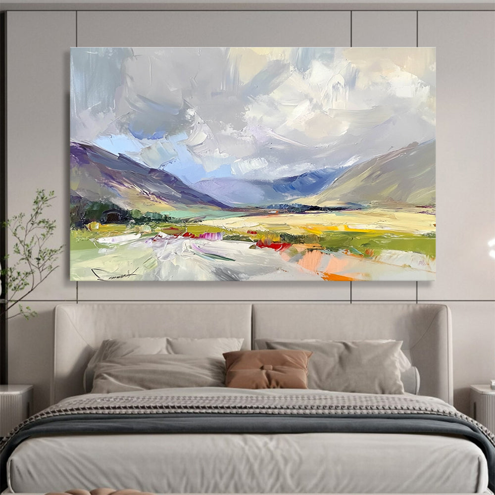 Abstract Mountain Landscape  Expressive Terrain ABS064