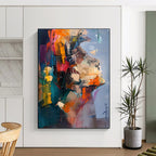 Dynamic Abstract Portrait of a Face Painting for Artistic Spaces HENG285