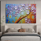 3D Floral Tree Abstract Painting for Artistic Home Studios YHT217