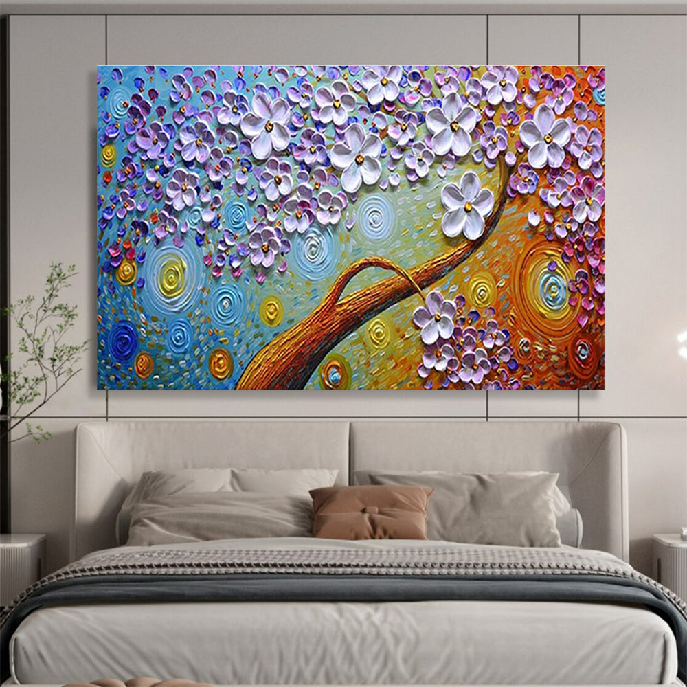 3D Floral Tree Abstract Painting for Artistic Home Studios YHT217