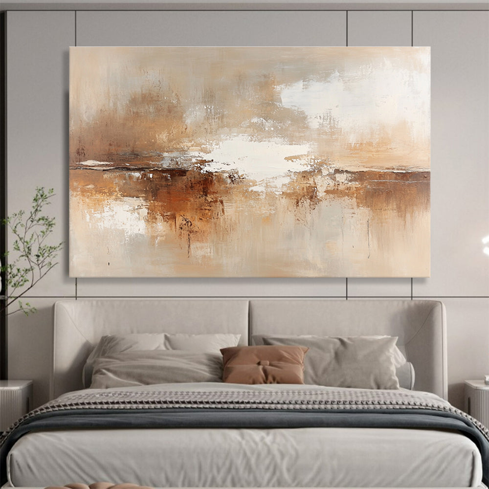 Earth - Toned Abstract: Warm, Muted Colors for Subtle Depth Abstract Painting ABS172