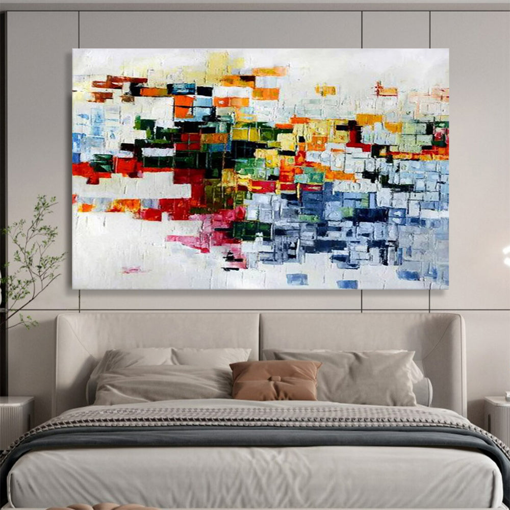 Colorful Pixel Abstract Painting for Tech - Startup Offices YHT286