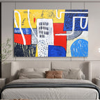 Colorful Urban - Style Abstract  Lively City Energy ABS107