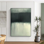 Minimalist Gray Abstract Painting for Zen - Inspired Meditation Spaces GAB1205