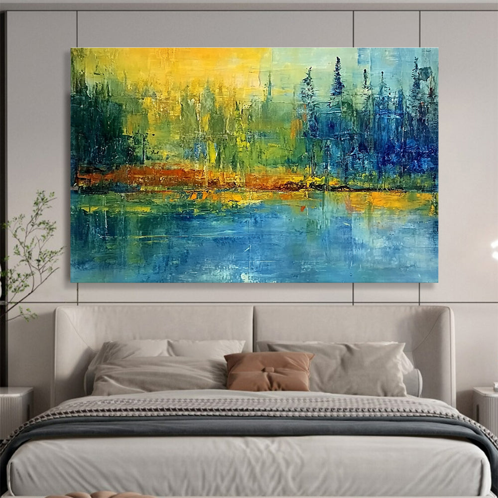 Colorful Landscape Abstract  Dreamy Nature ABS110